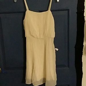 Dress new with tags cream colored